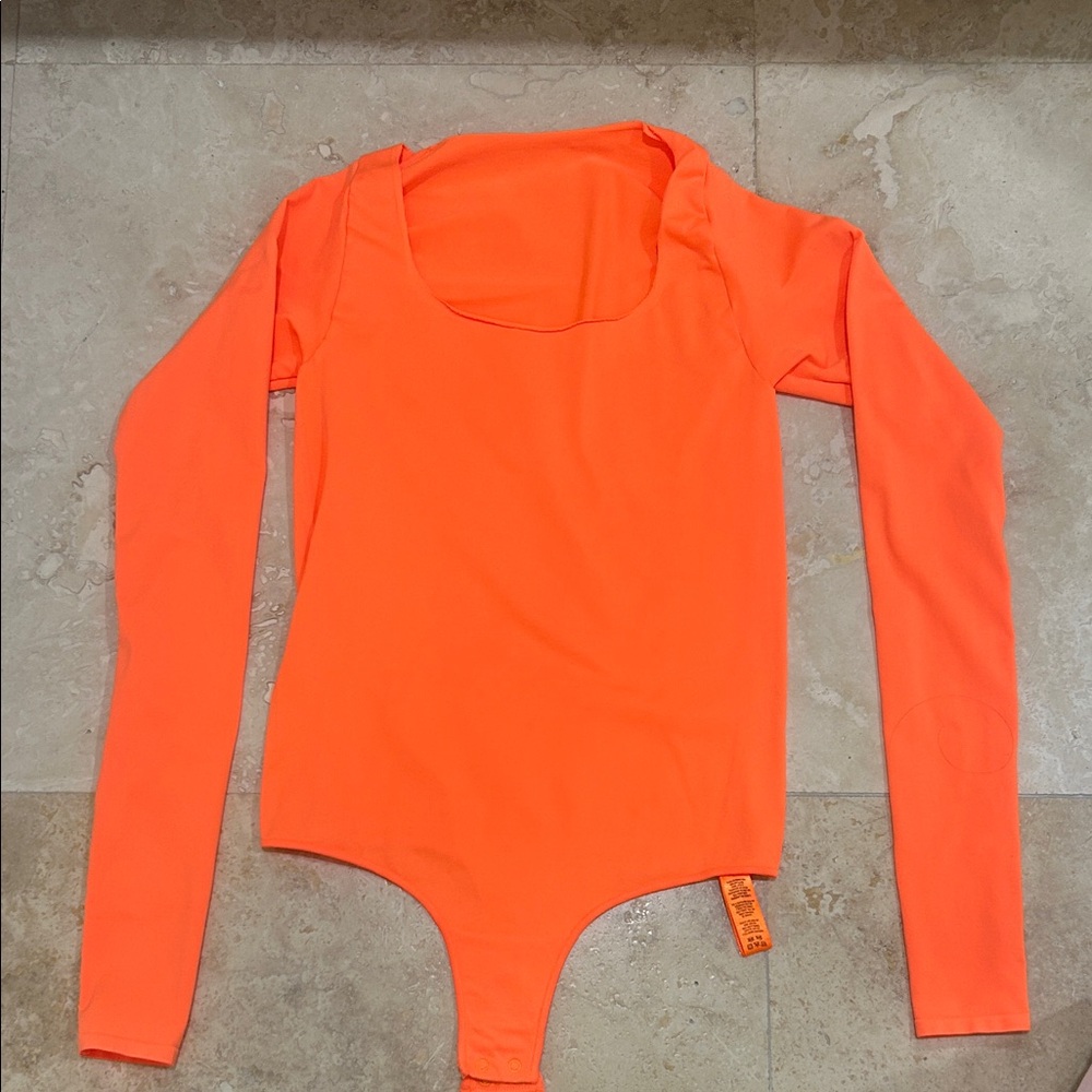 SKIMS Vibrant Orange Bodysuit